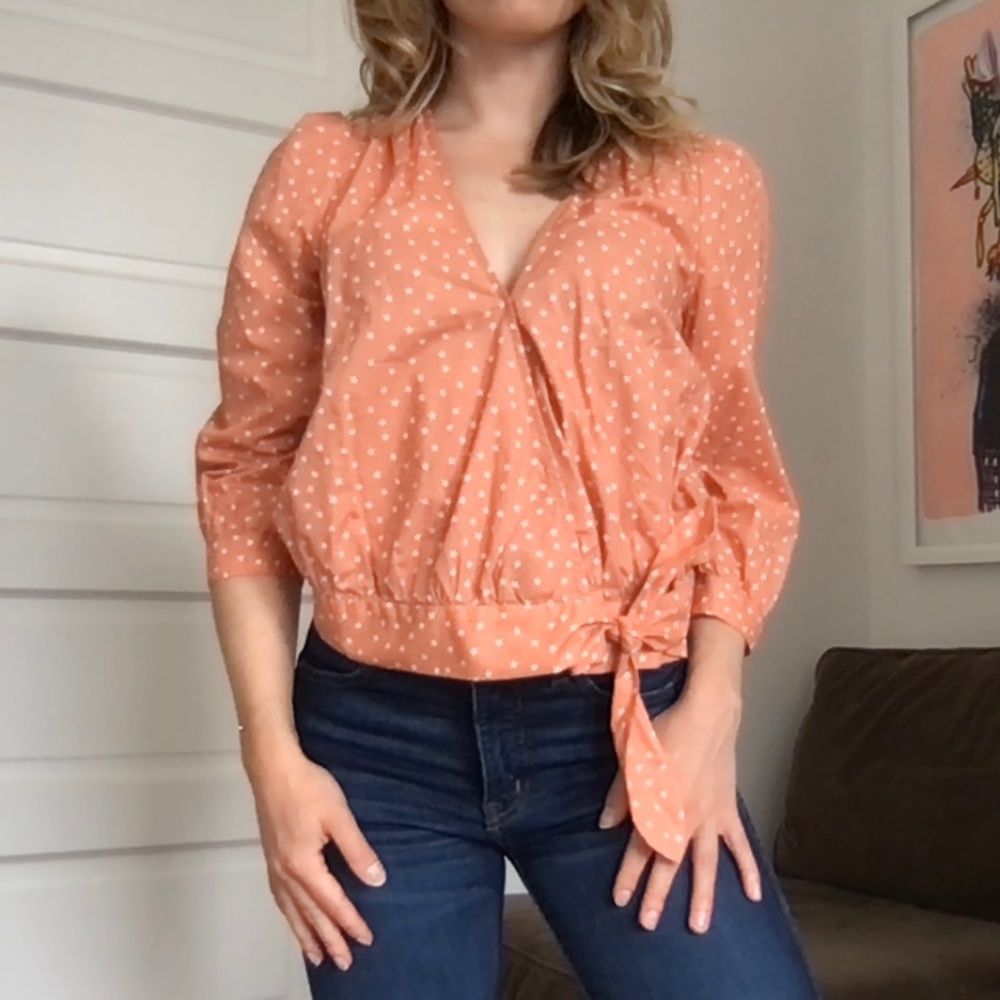 Madewell - Star Wrap Blouse
